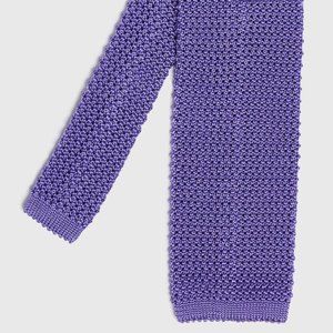 Paul Stuart Italian Silk Knit Tie (Lavender)
